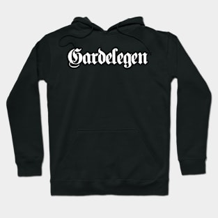 Gardelegen written with gothic font Hoodie